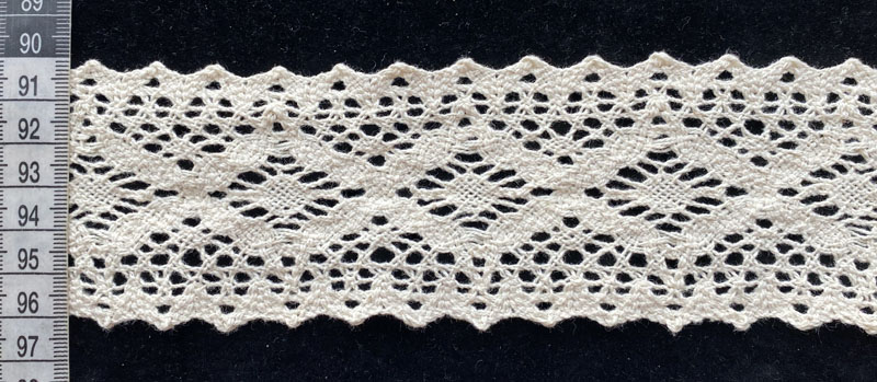 6.3cm off-white color cotton lace 
